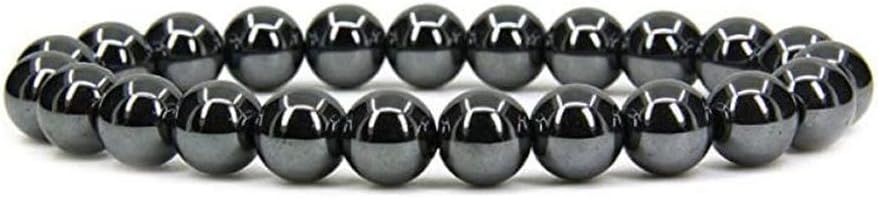 Adabele 1pc Natural Stretch Gemstone Bracelet 8mm (0.31") Bead 7 Inch to 8.5 inch Healing Crystal Energy Quartz Chakra Jewelry Women Men Birthday Gift