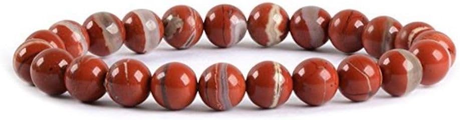 Adabele 1pc Natural Stretch Gemstone Bracelet 8mm (0.31") Bead 7 Inch to 8.5 inch Healing Crystal Energy Quartz Chakra Jewelry Women Men Birthday Gift