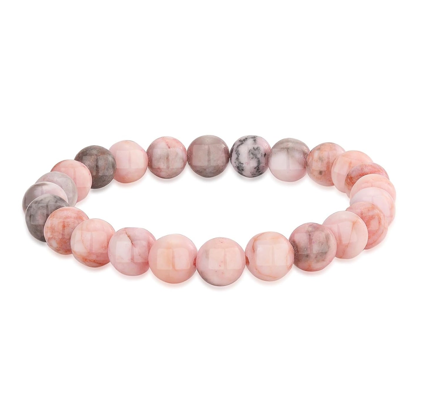 Crystal Vibe Triple Protection Bracelet - 8mm Beaded Bracelet for Women Men - Natural Stones of Tiger Eye, Hematite, Black Obsidian - Healing Crystal Bracelet for Anxiety Relief - Adjustable Size