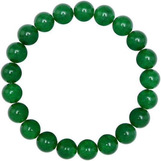 Adabele 1pc Natural Stretch Gemstone Bracelet 8mm (0.31") Bead 7 Inch to 8.5 inch Healing Crystal Energy Quartz Chakra Jewelry Women Men Birthday Gift