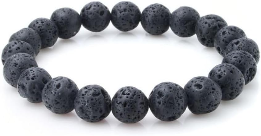 Adabele 1pc Natural Stretch Gemstone Bracelet 8mm (0.31") Bead 7 Inch to 8.5 inch Healing Crystal Energy Quartz Chakra Jewelry Women Men Birthday Gift