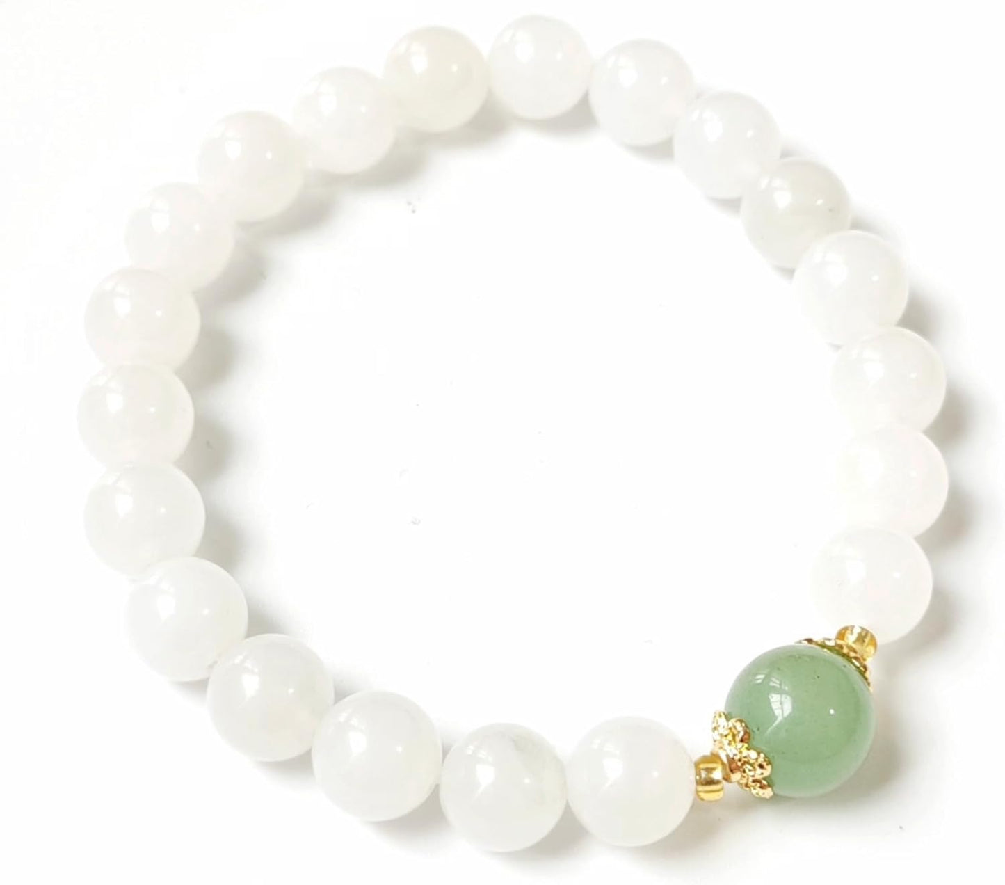 Beaded Bracelets for Women,Stretch Healing Crystal Bracelet Natural Stone Gemstone Jewelry Gifts
