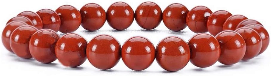 Adabele 1pc Natural Stretch Gemstone Bracelet 8mm (0.31") Bead 7 Inch to 8.5 inch Healing Crystal Energy Quartz Chakra Jewelry Women Men Birthday Gift