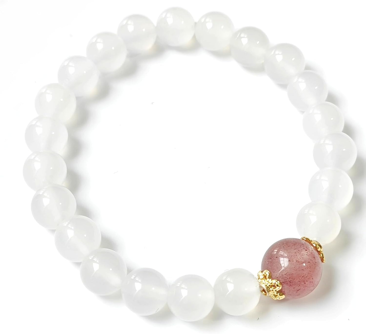 Beaded Bracelets for Women,Stretch Healing Crystal Bracelet Natural Stone Gemstone Jewelry Gifts