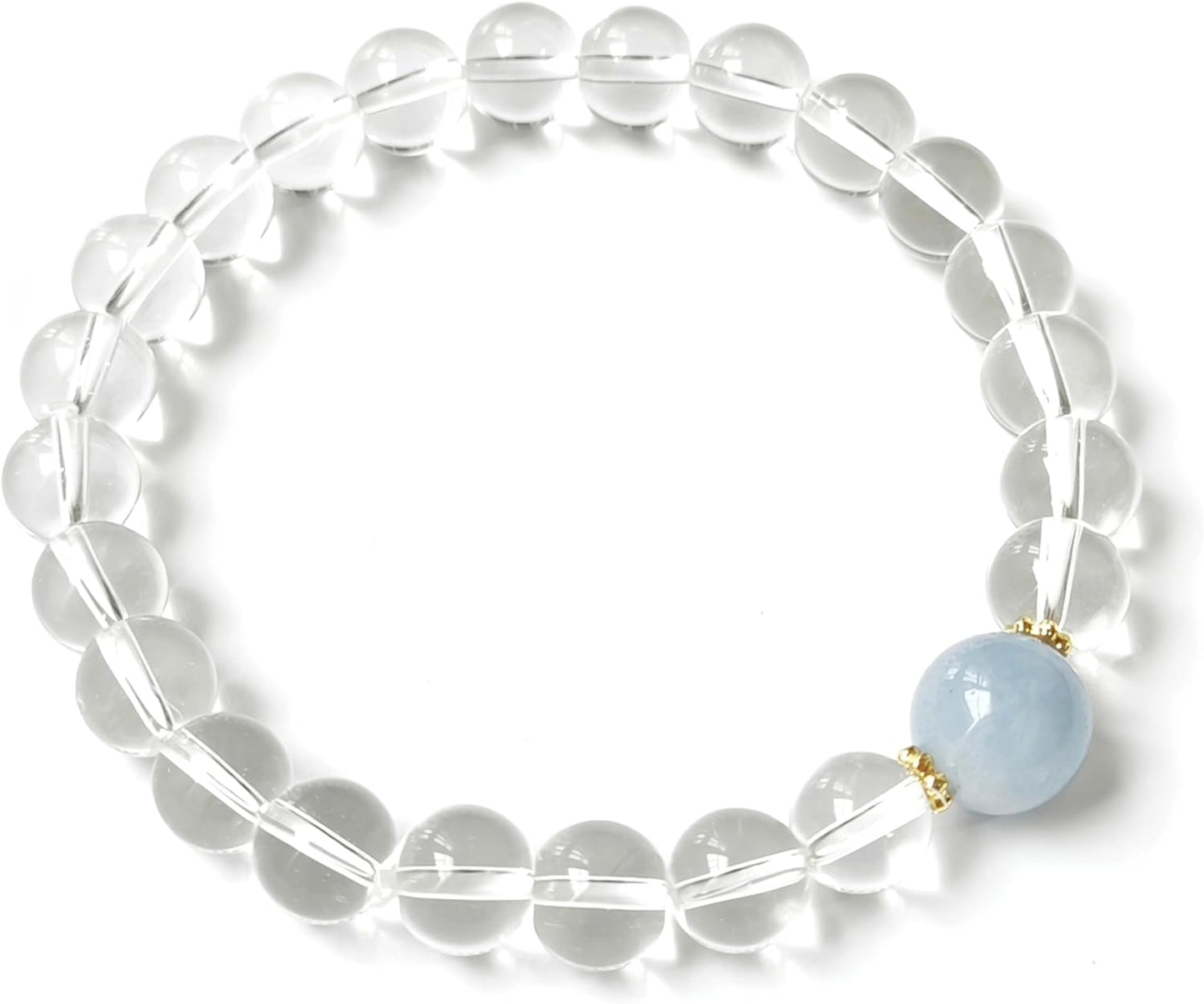 Beaded Bracelets for Women,Stretch Healing Crystal Bracelet Natural Stone Gemstone Jewelry Gifts
