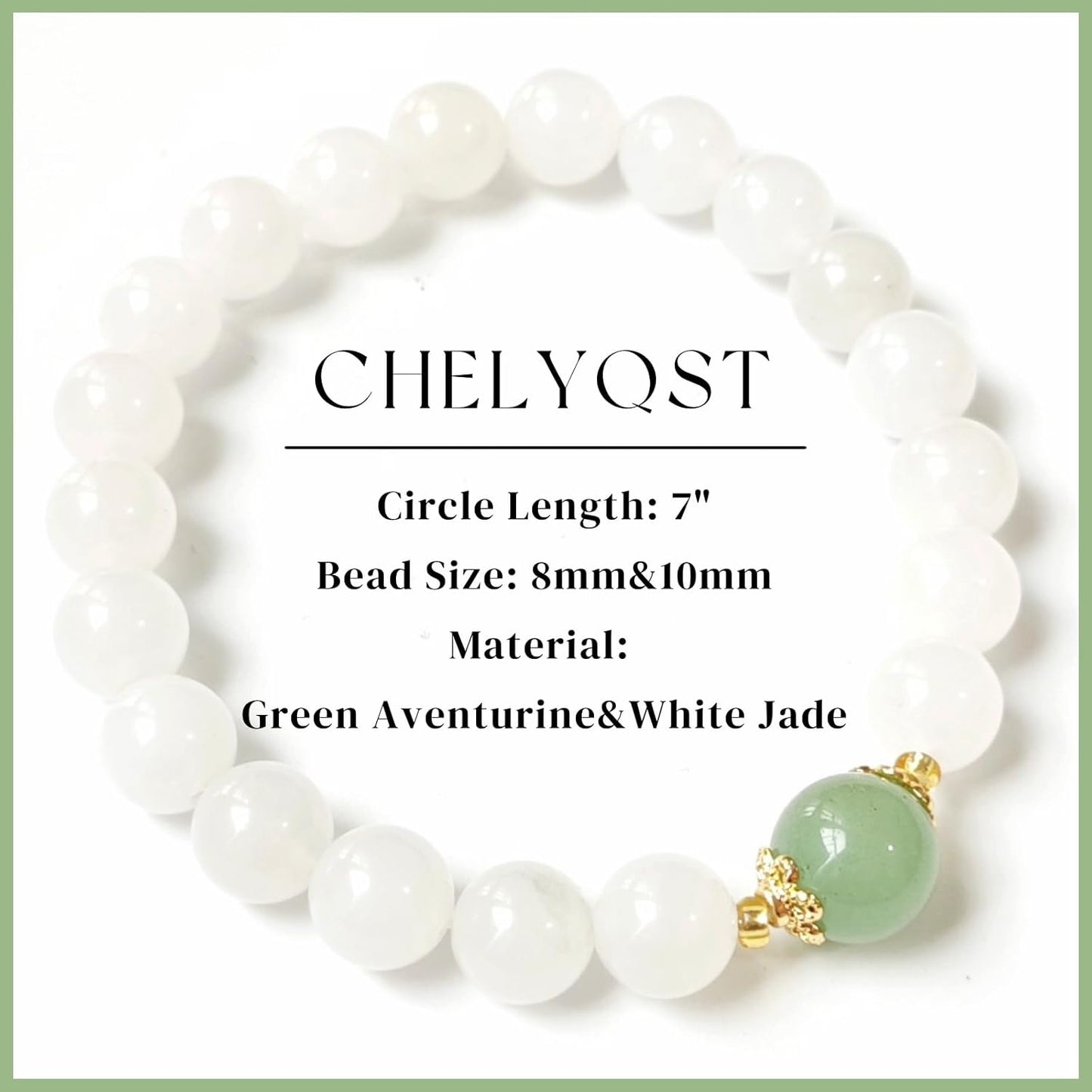 Beaded Bracelets for Women,Stretch Healing Crystal Bracelet Natural Stone Gemstone Jewelry Gifts