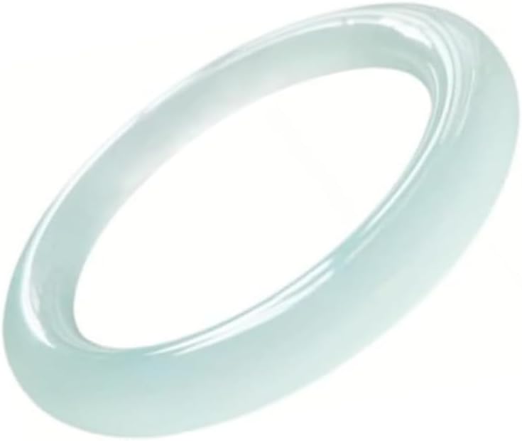 URED Floating Green Jade Bangle Bracelet For Women Narrow Feng Shui Bracelet Good Luck jade Bangle Genuine Healing For Woman Yoga meditation mother gift Birthday good luck