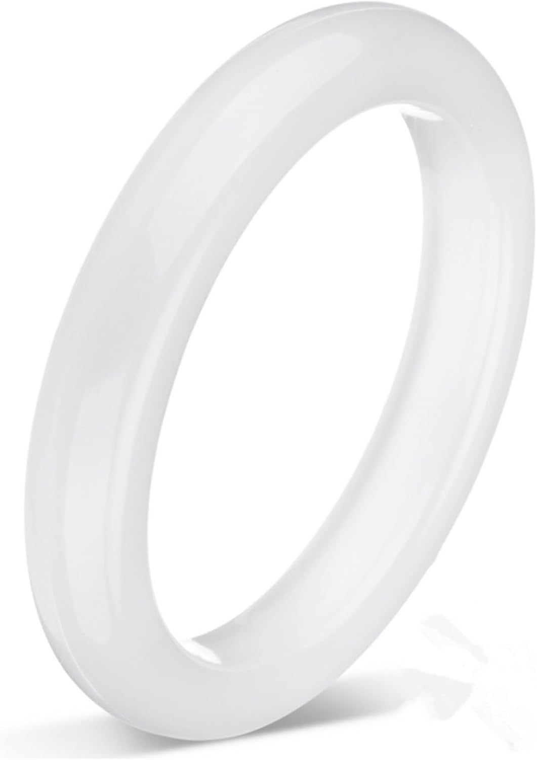 Landical 2.4'' Natural Jade Bracelet for Women Jade Bangle Bracelets with Box Good Luck Bangle Wedding Mother's Day Gift