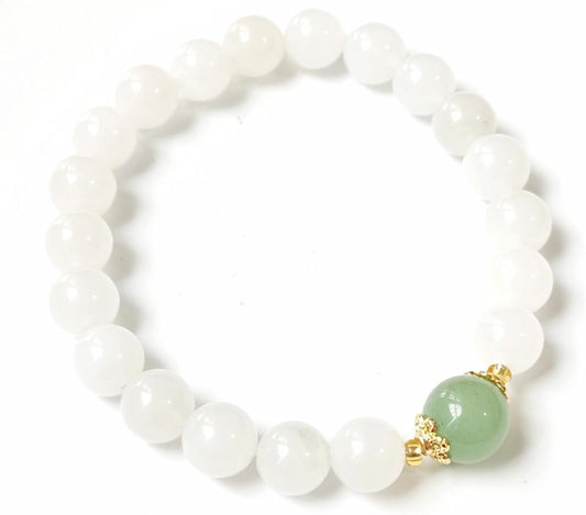 Beaded Bracelets for Women,Stretch Healing Crystal Bracelet Natural Stone Gemstone Jewelry Gifts